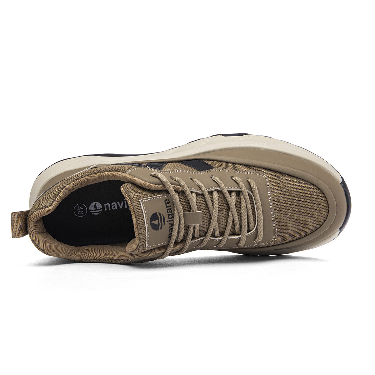 Кроссовки NAVIGARE Lifestyle Shoes Men Low-top, хаки — фото 3
