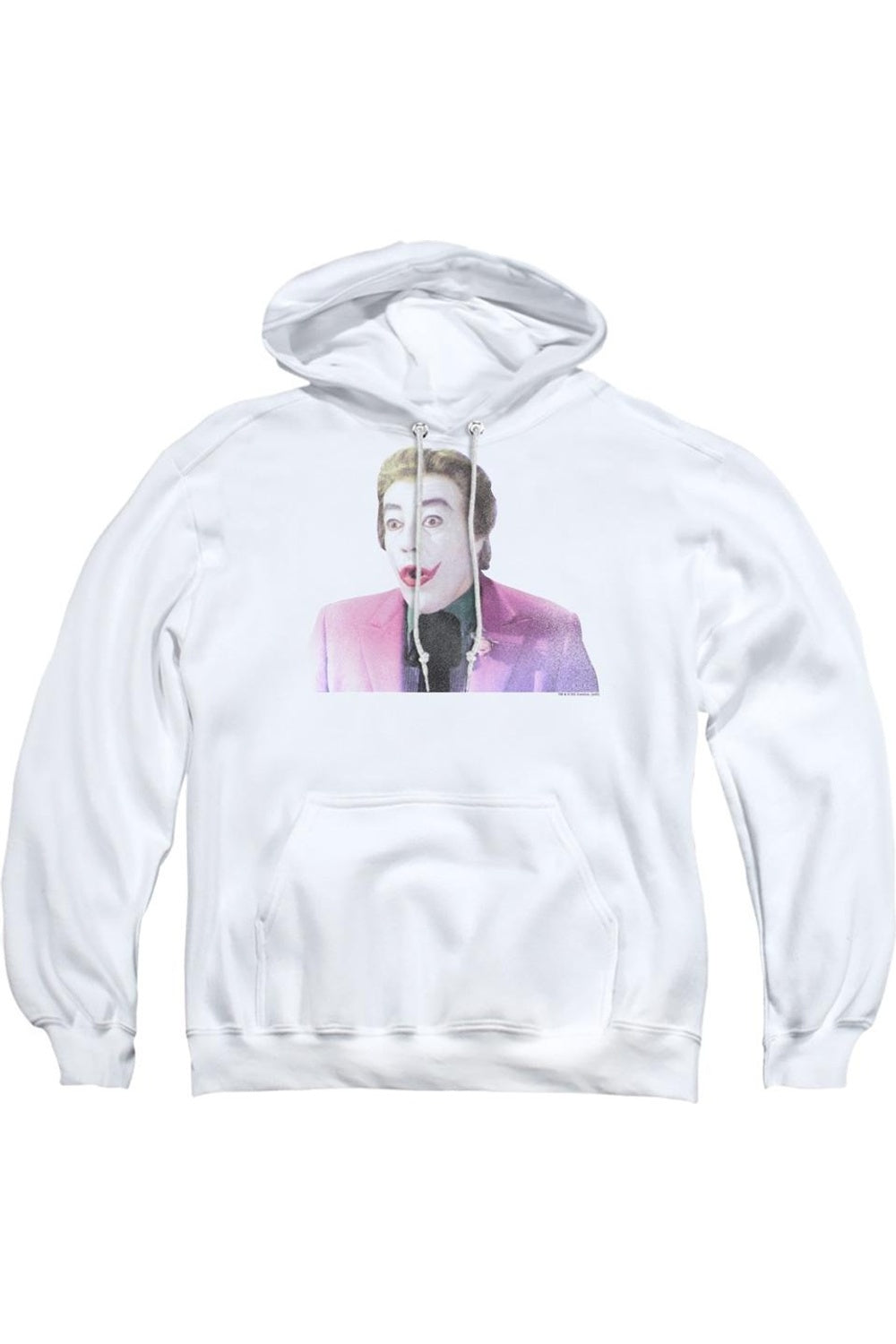 

Толстовка с капюшоном Batman Classic Tv Thrilled Adult Pull Over Hoodie / Толстовка с капюшоном Gildan, белый