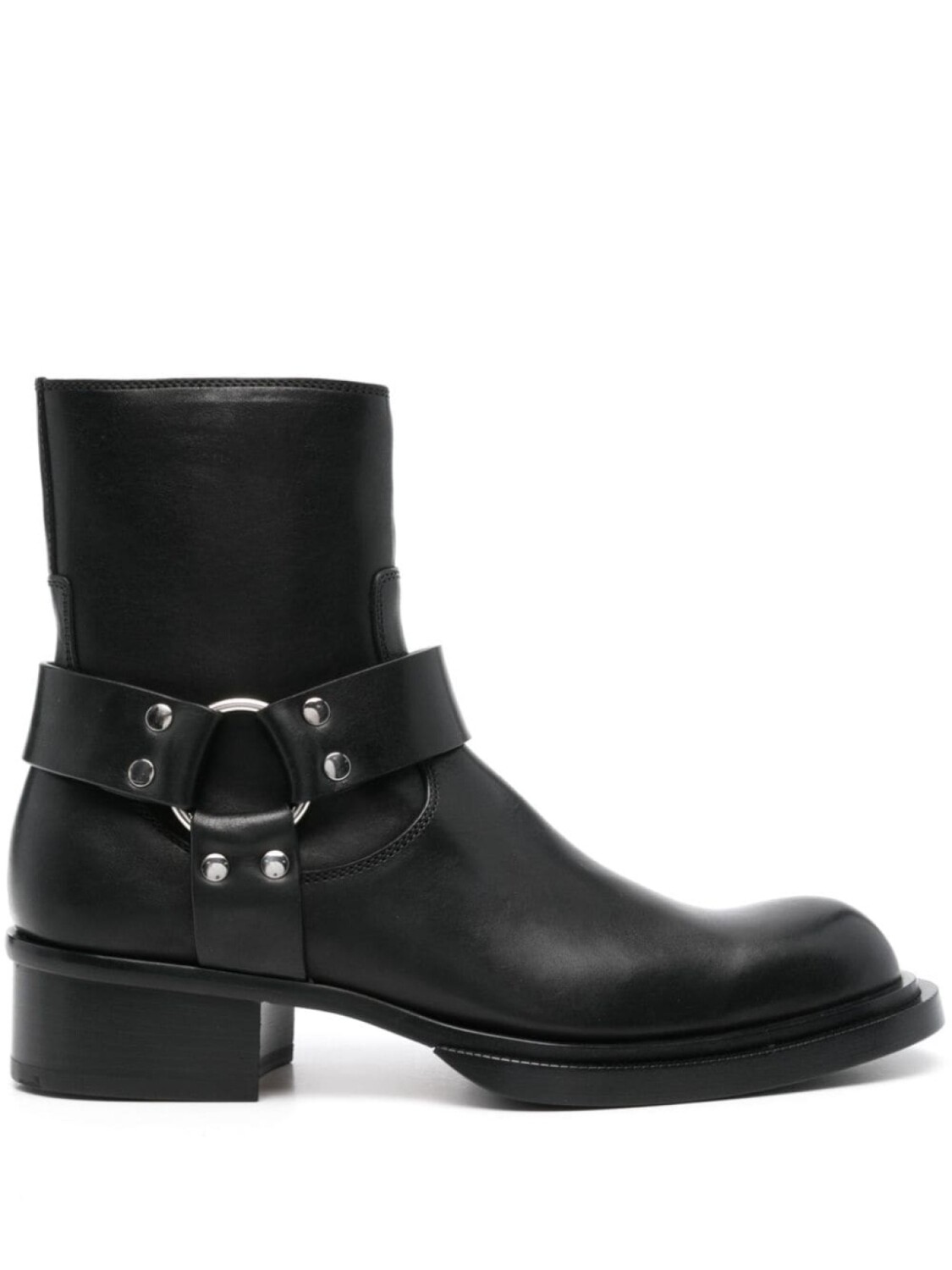 

Alexander McQueen ботильоны из кубинской кожи, черный