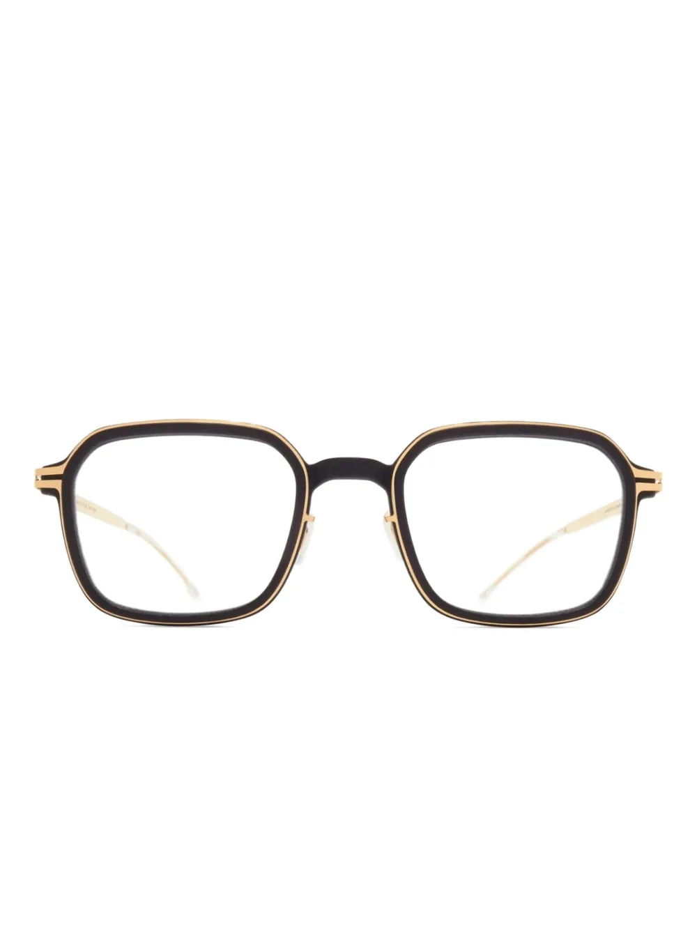 

Очки Rowan в квадратной оправе с носоупорами Mykita, золотой