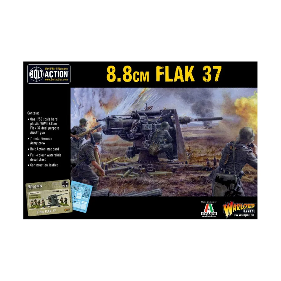 

Зенитная артиллерия 37 8,8 см, Bolt Action - German (28mm)