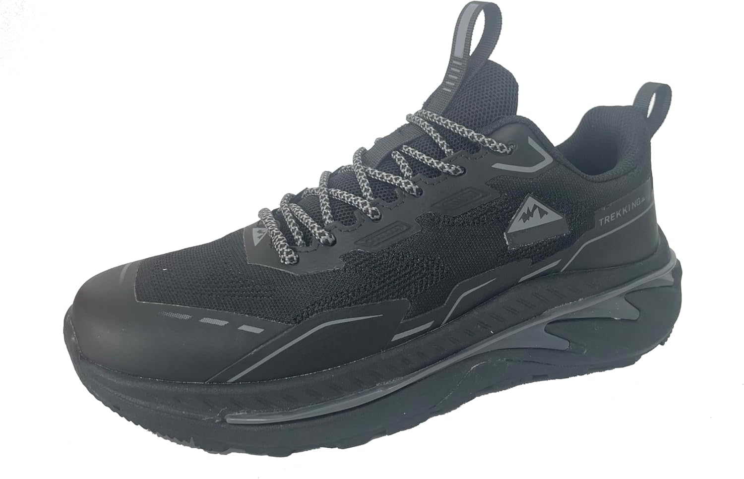 

Кроссовки для трейлового бега и треккинга, с сетчатой тканью и синтетическими материалами, серо-бежевые, для походов и активного отдыха Generic