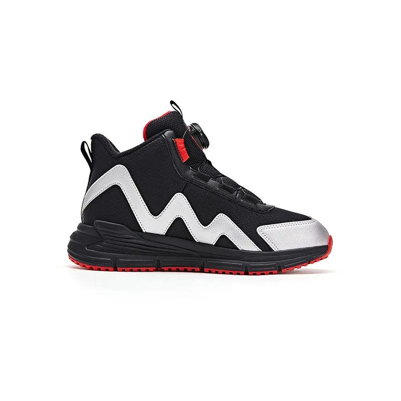 Детские уличные кроссовки Kids Under Armour, черный красный (Grade School) — фото 4