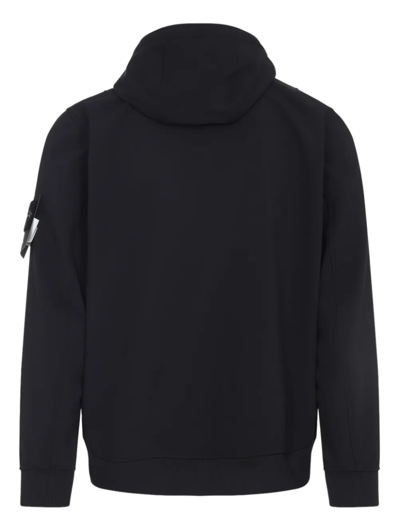 Куртка Stone Island с капюшоном и застежкой-молнией спереди, с аппликацией в виде компаса, черный — фото 2
