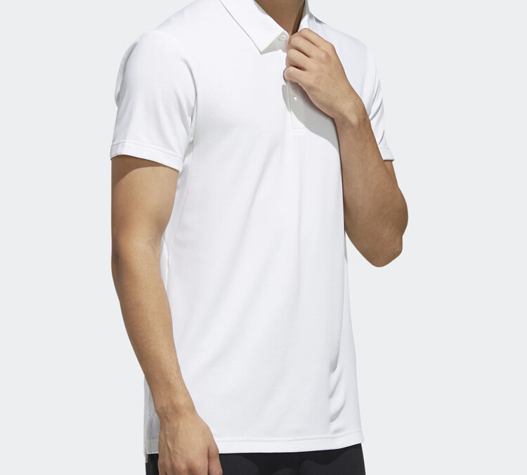 Рубашка поло HEAT.RDY мужская белая Adidas Originals, белый — фото 4