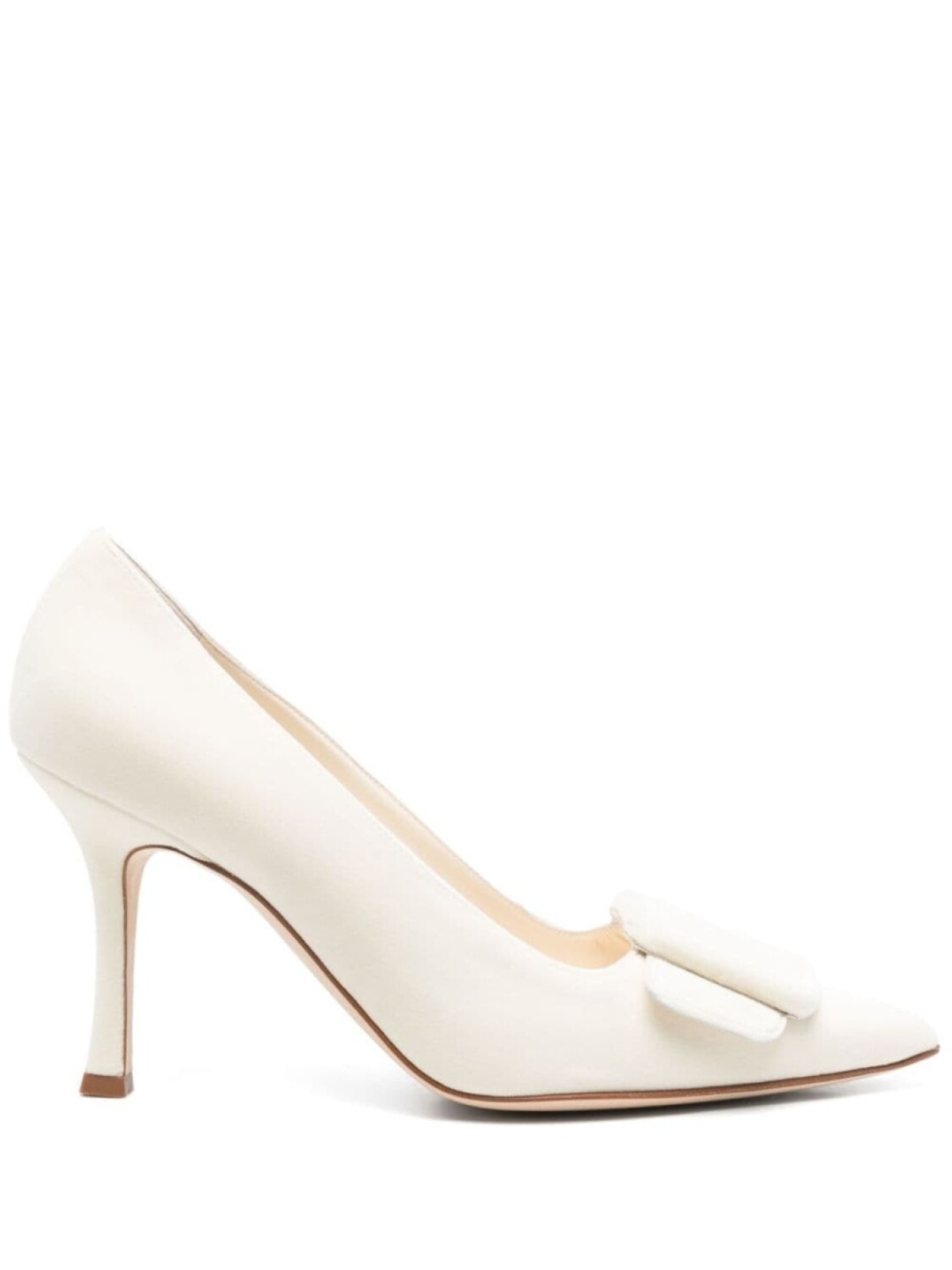 

Manolo Blahnik туфли Maysale 90, белый
