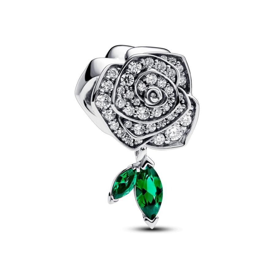 

Шарм Sparkling Rose in Bloom Pandora, стерлинговое серебро