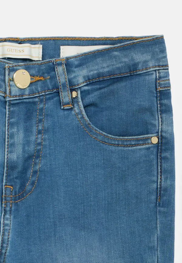 Подростковые брюки-клеш джинсы Guess, Light Blue — фото 3