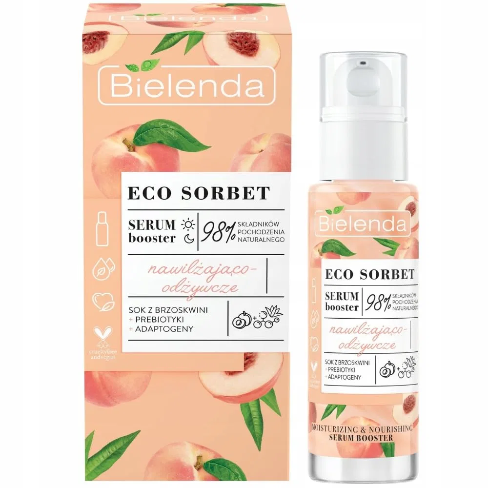 Бустер Bielenda — Увлажняющая для лица Eco Sorbet с пребиотиками и адаптогенами, 30 мл