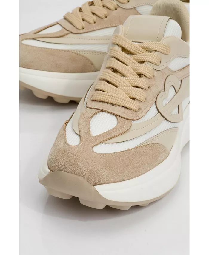Prologue Women's Belmon низкие повседневные кроссовки Prologue Shoes, загар/бежевый — фото 4