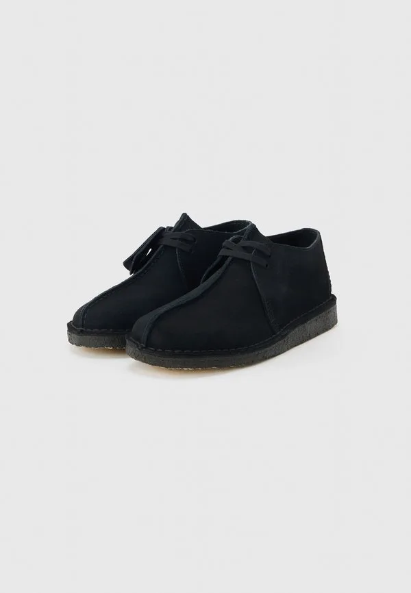 Повседневные ботинки на шнуровке в пустынном стиле Clarks Originals, Black — фото 2