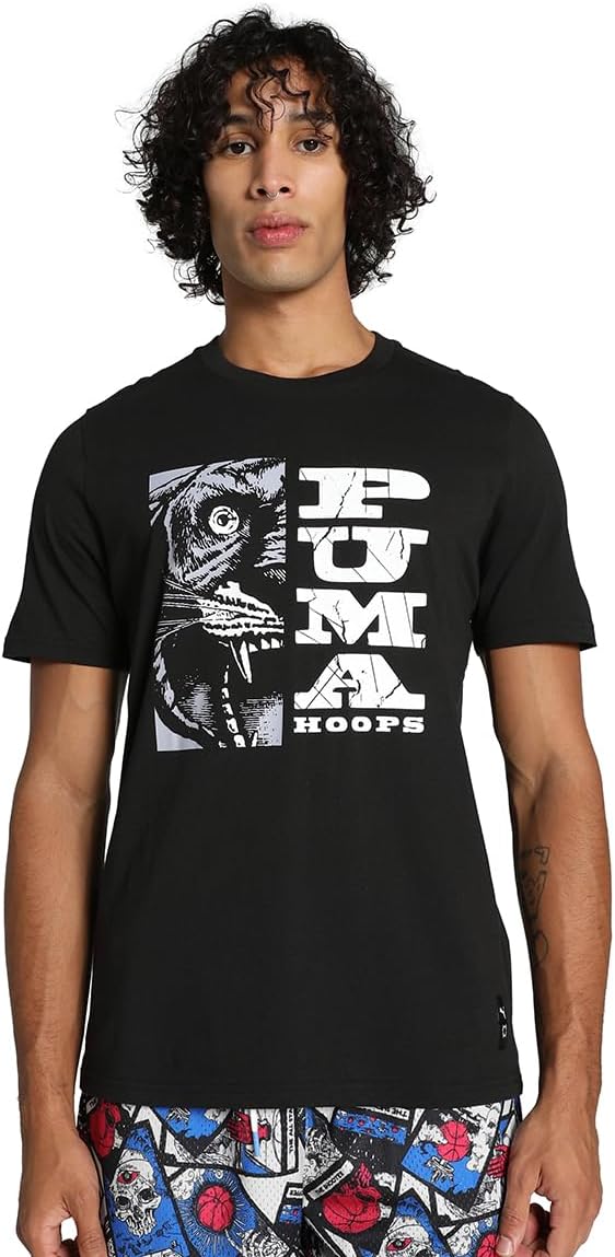

Мужская баскетбольная футболка PUMA Hoops The Hooper, размер 3 (625284), черный