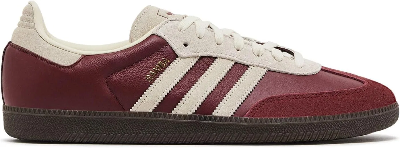 Мужские кроссовки Adidas Originals Samba, Preloved Ruby/Cream White/Gum
