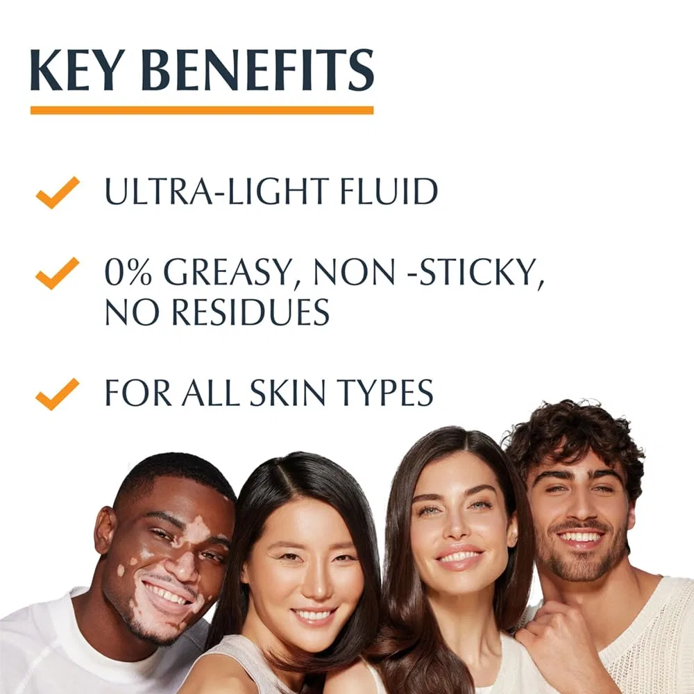Ультралегкий солнцезащитный флюид для лица Eucerin Sun Hydro Protect SPF50+ Eucerin — фото 4