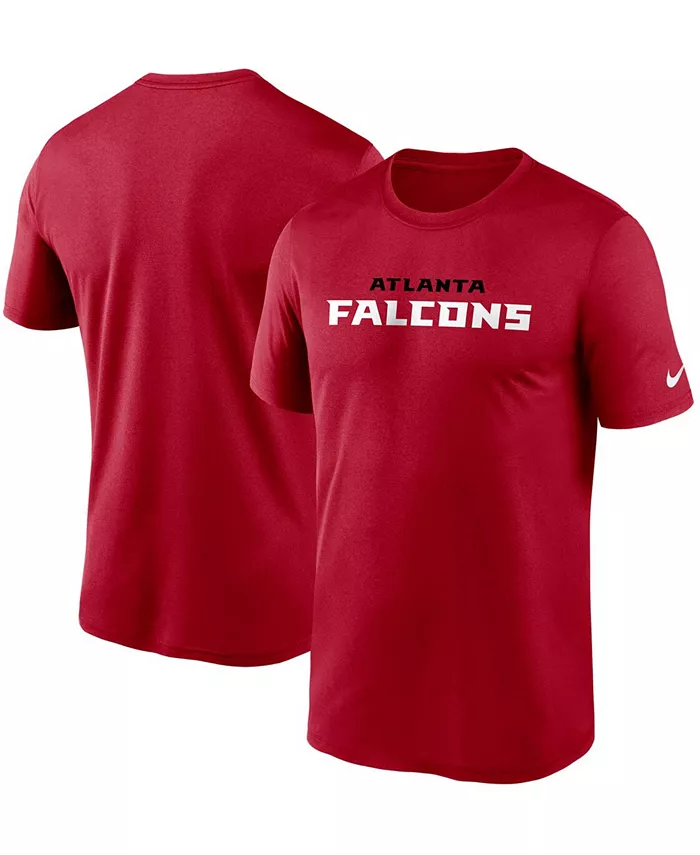 

Мужская футболка Atlanta Falcons Wordmark Legend Performance больших размеров, красная Nike