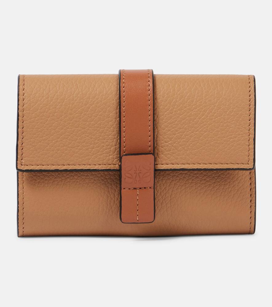 

Кожаный кошелек Anagram Loewe, Toffee/Tan