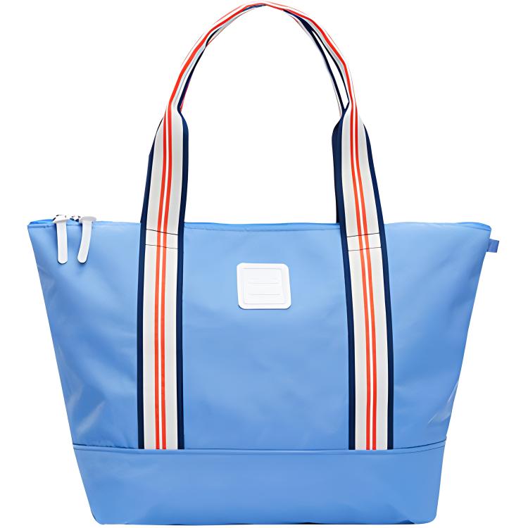 

CILOCALA Нейлоновая сумка-шоппер портативная дорожная унисекс голубая желтая красная темно-синяя черная, Sky Blue