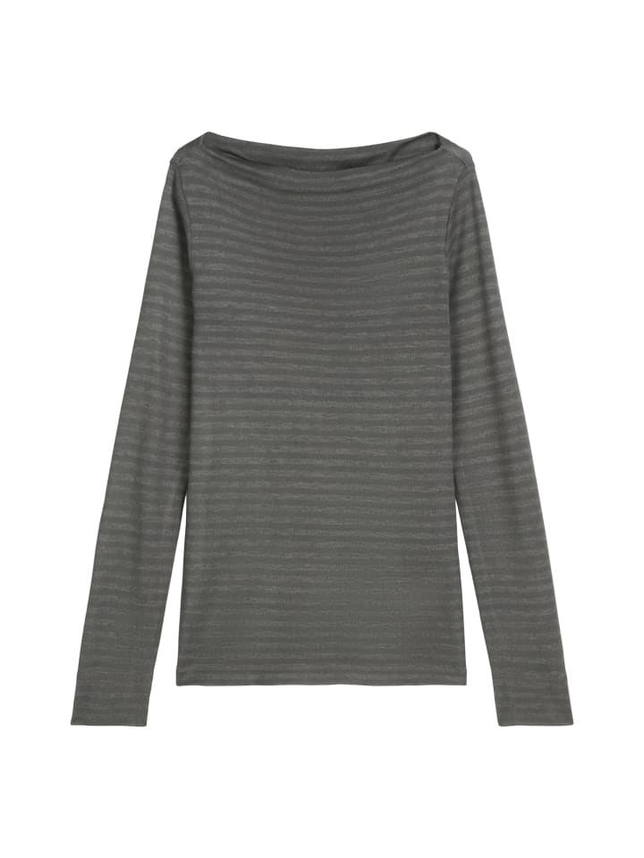 

Marc O'Polo Полосатая рубашка с длинными рукавами, стандартный размер, темно-серого цвета