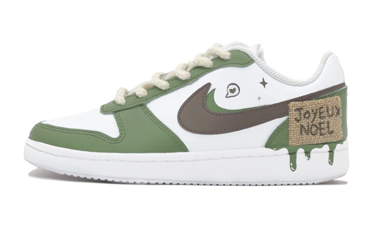 

Кроссовки Nike EBERNON Skateboard Shoes Men Low-Top Green White