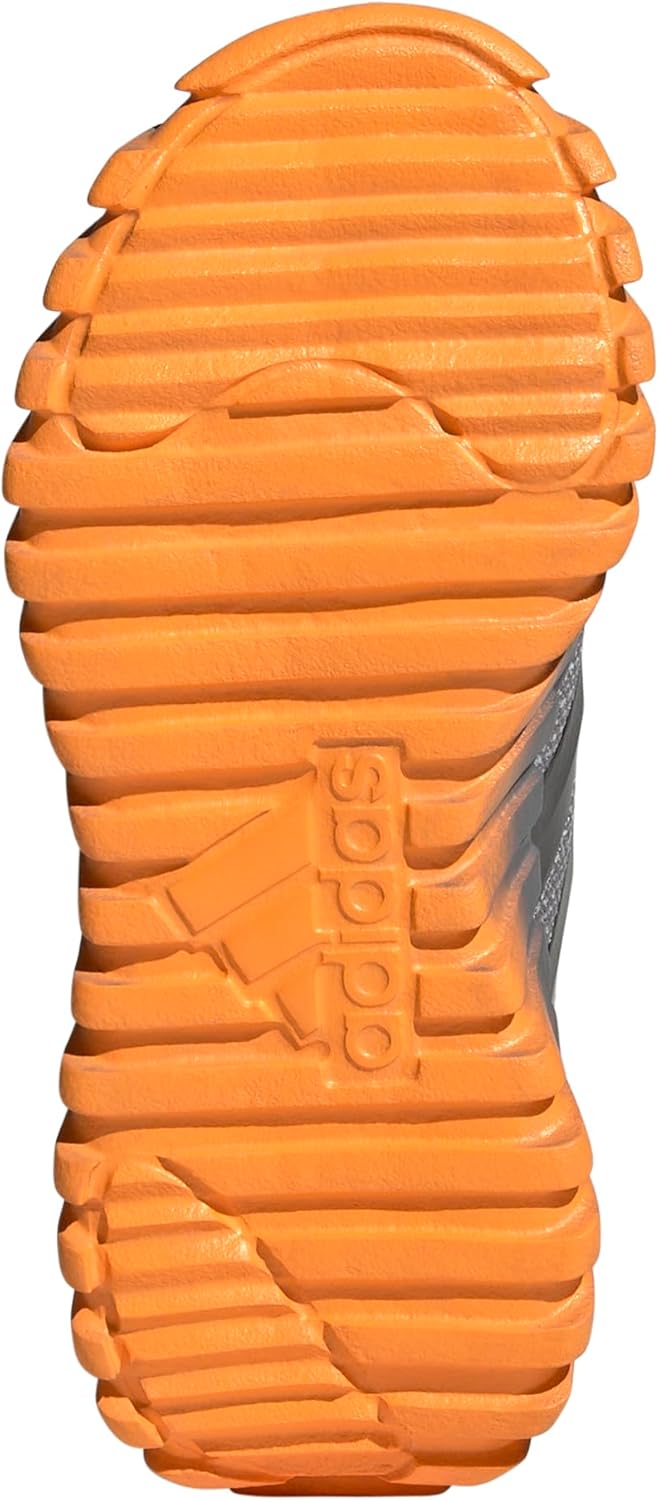 Детские кроссовки Adidas Kaptir Flow (унисекс), оранжевый/серый — фото 4
