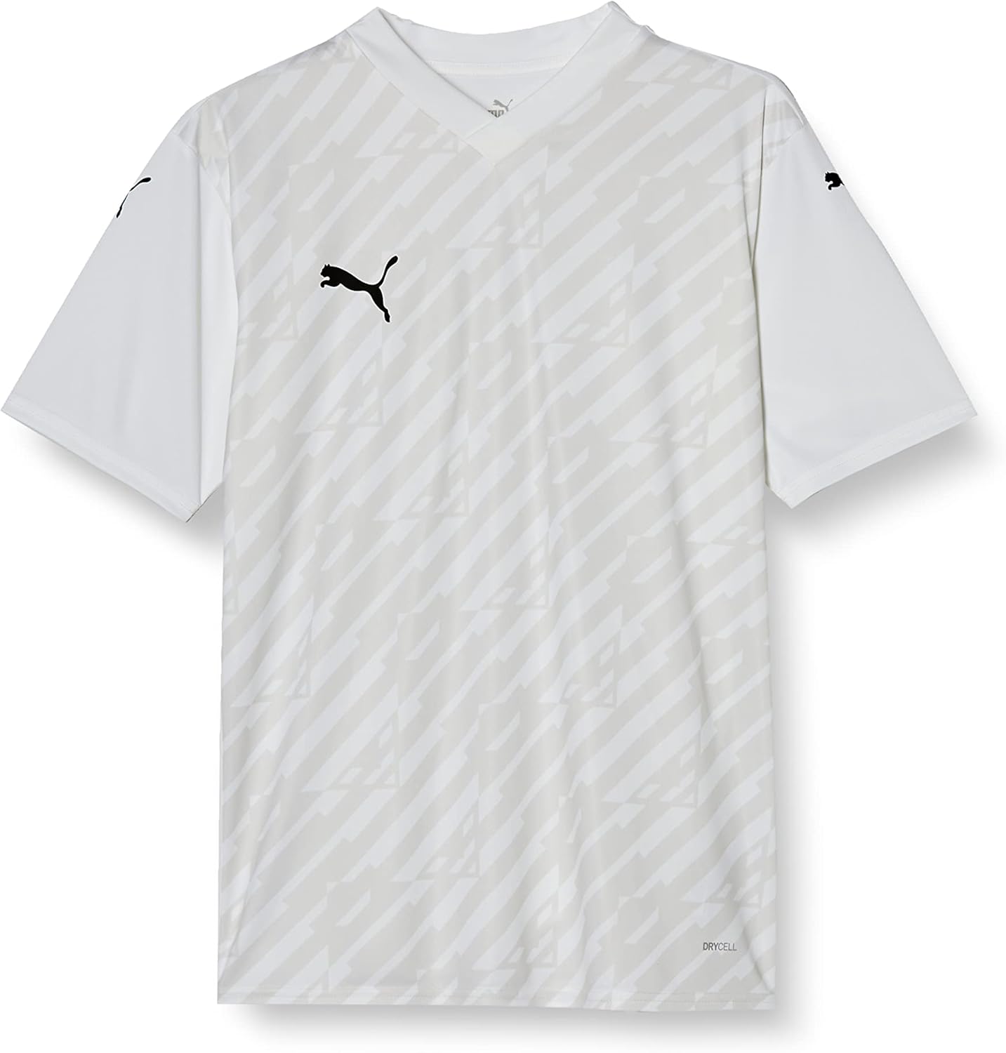

Футболка Puma 705758 с коротким рукавом, влагоотводящая, быстросохнущая, с графическим принтом TEAMCUP, мужская, белый