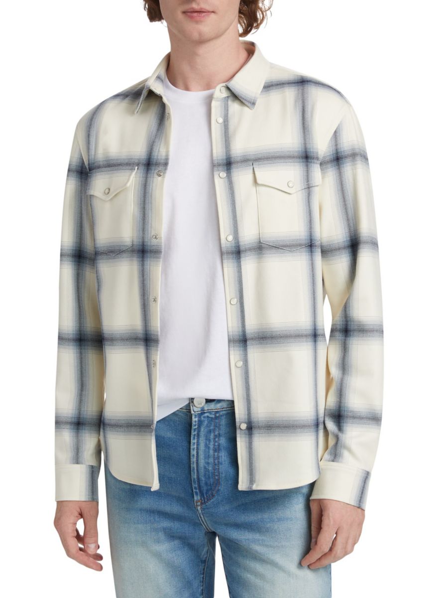 

Рубашка Eastwood Plaid с застежкой спереди Monfrère, цвет Summit