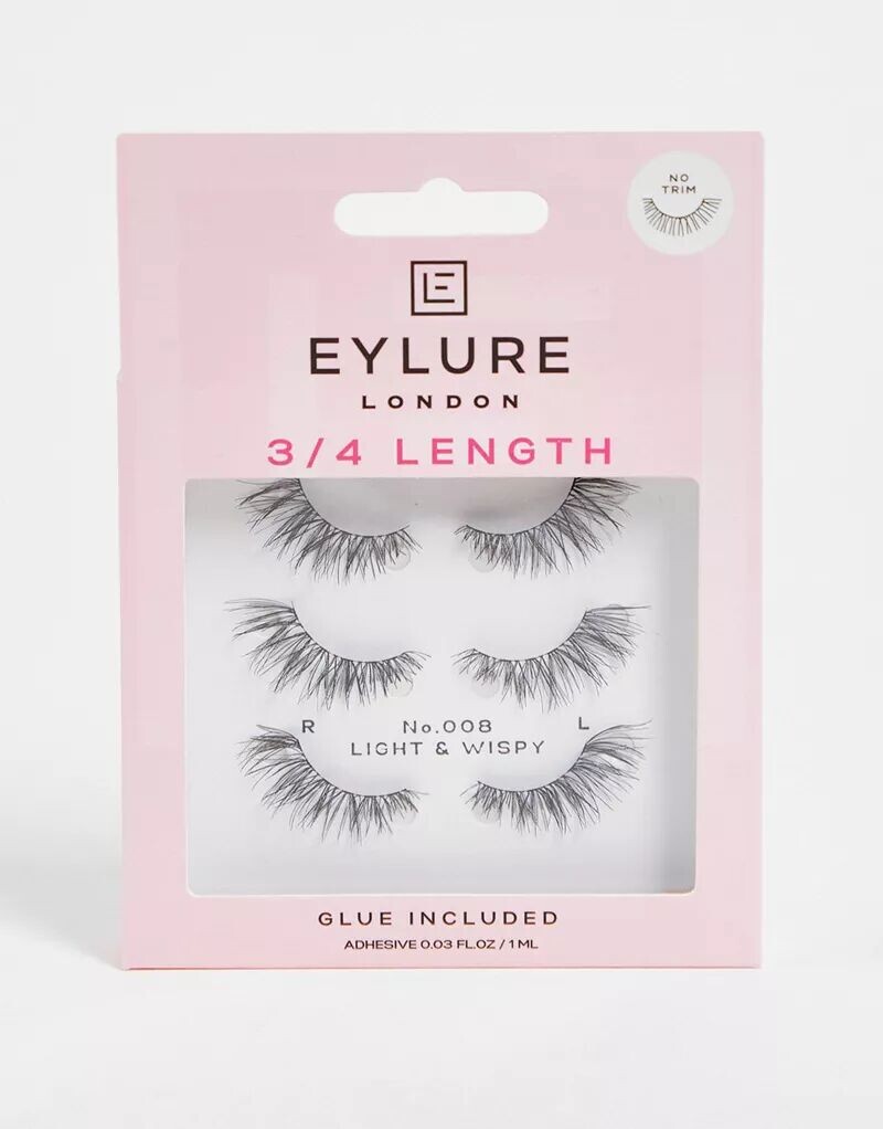 

Eylure – Fluttery Light – Накладные ресницы, №008 в мультиупаковке