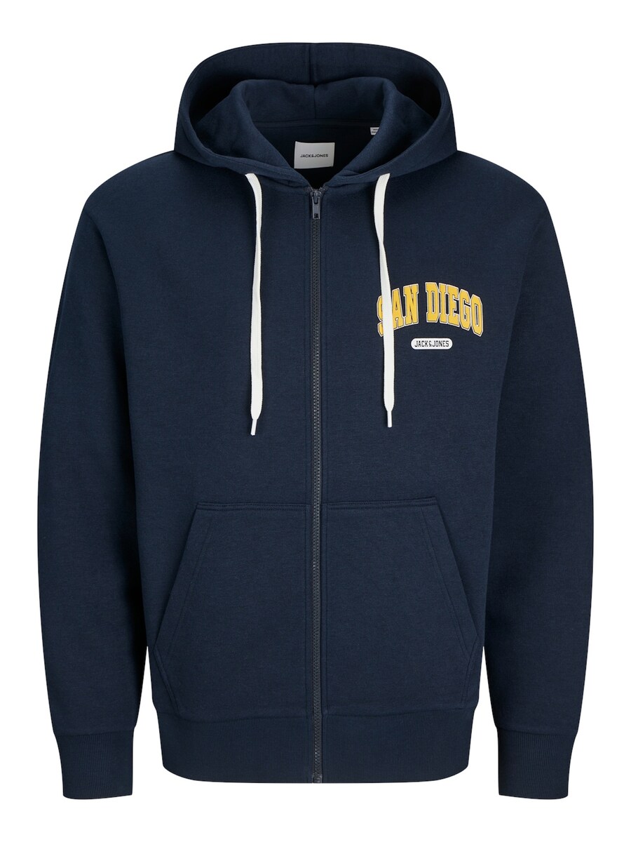 

Толстовка с капюшоном на молнии JACK & JONES JJEBradley, морской синий