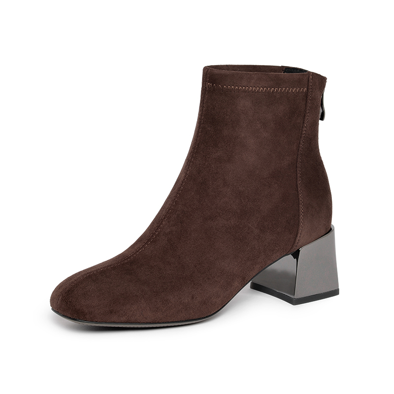 Ботильоны женские 5,5 см Reemoor, Dark Brown