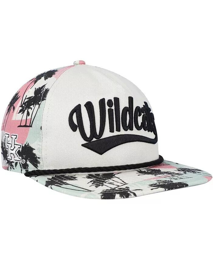 

Мужская кремовая кепка Kentucky Wildcats High Tide Golfer Snapback New Era, слоновая кость/кремовый
