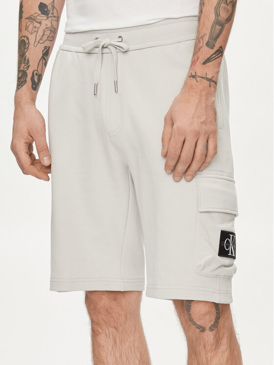 

Спортивные шорты regular fit Monologo Badge J30J325132 Calvin Klein Jeans, серый