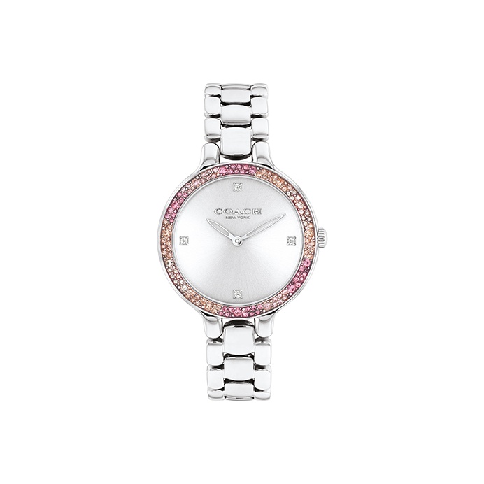 

COACH Часы CHELSEA Collection Wrist Watch Quartz Movement Stainless Steel Strap 32mm Silver Dial Women's Watch
