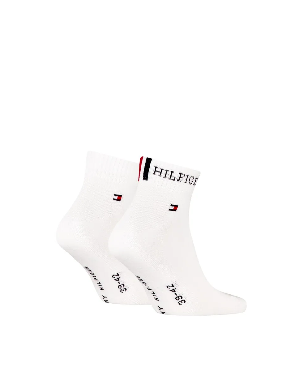

Набор из 2 мужских носков до щиколотки Tommy Hilfiger, белый