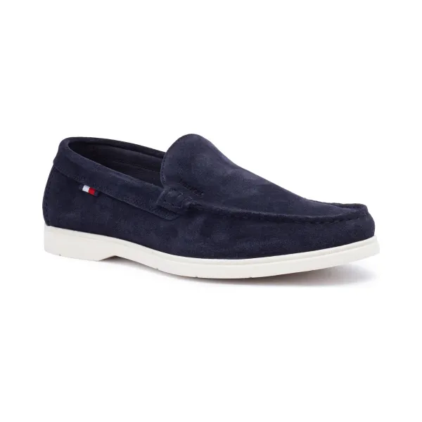 Кожаные мокасины Tommy Hilfiger, синий
