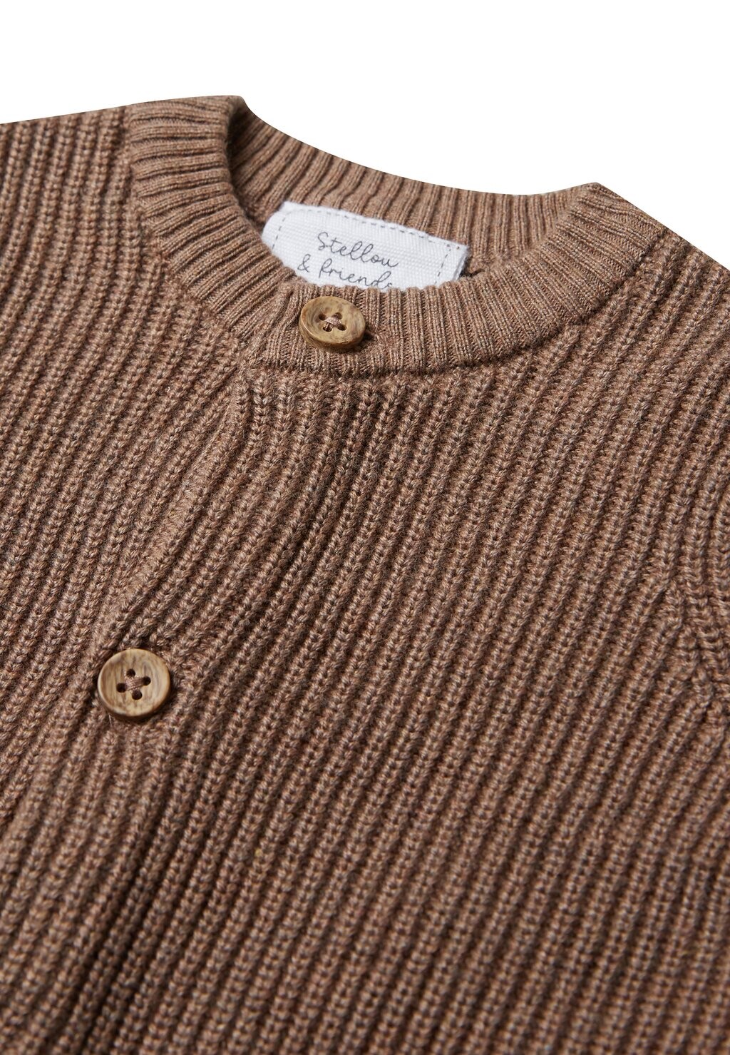 Кардиган STRICKJACKE FEIN Stellou & friends, цвет nougat melange — фото 3