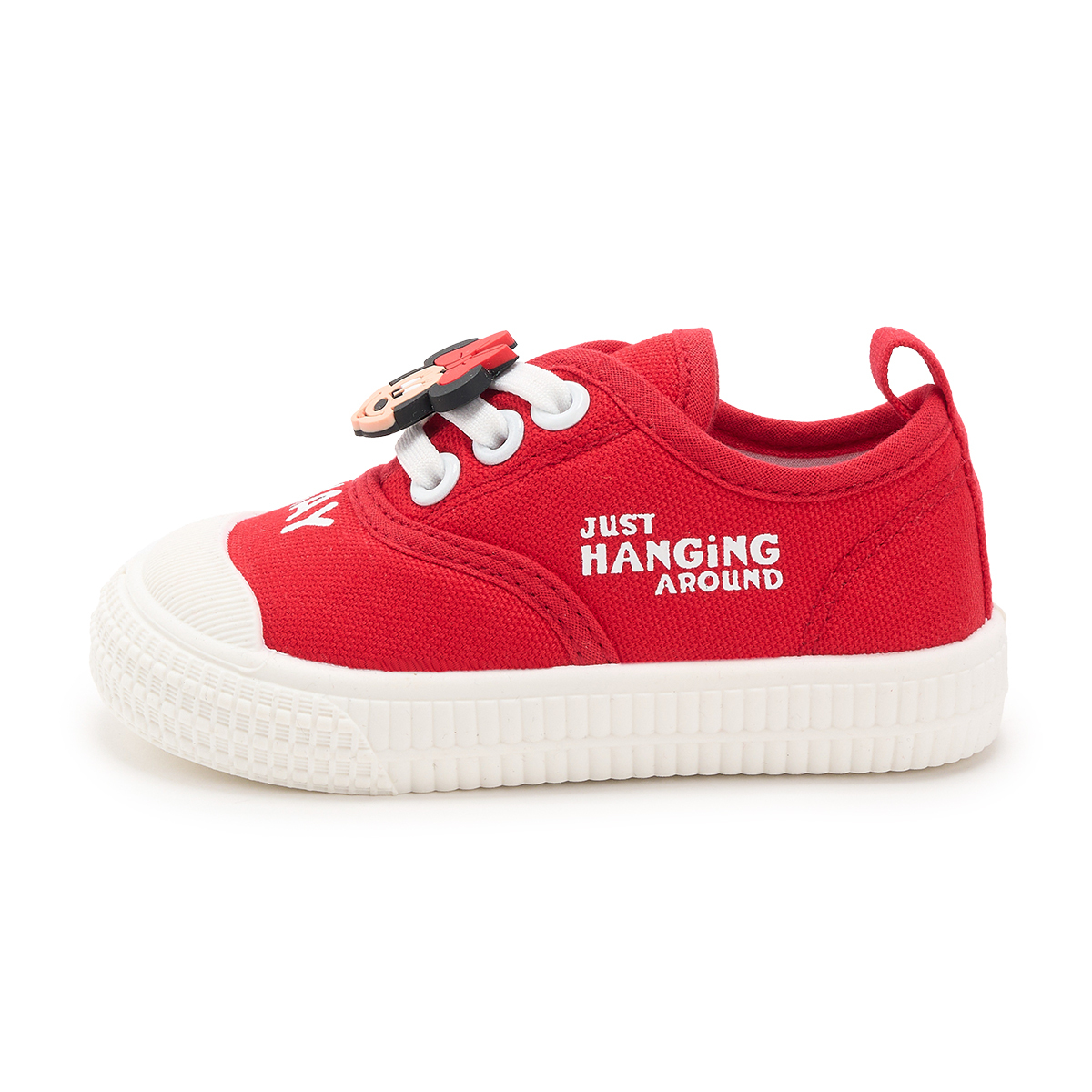 

Детские повседневные кроссовки Mickey Mouse низкие с противоударной амортизацией, устойчивые к истиранию и скольжению Disney, red