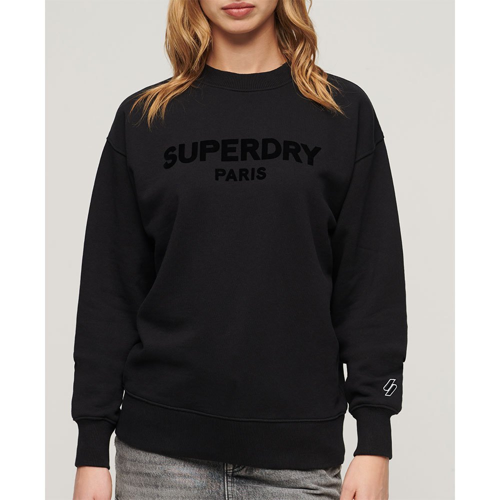 

Толстовка Superdry Sport Luxe Loose, черный