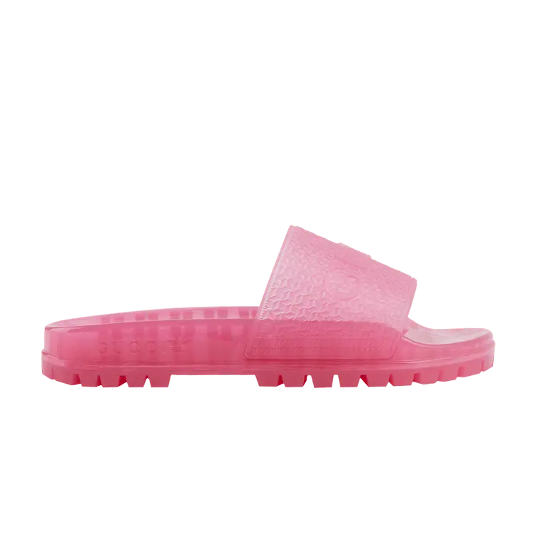 Сандалии Gucci Adidas x Gucci Wmns Slide 'Transparent Pink', розовый