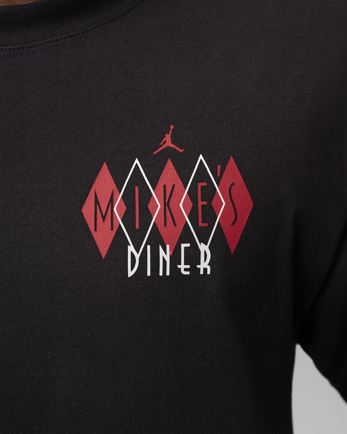 Мужская футболка Jordan, Black/White/University Red — фото 4
