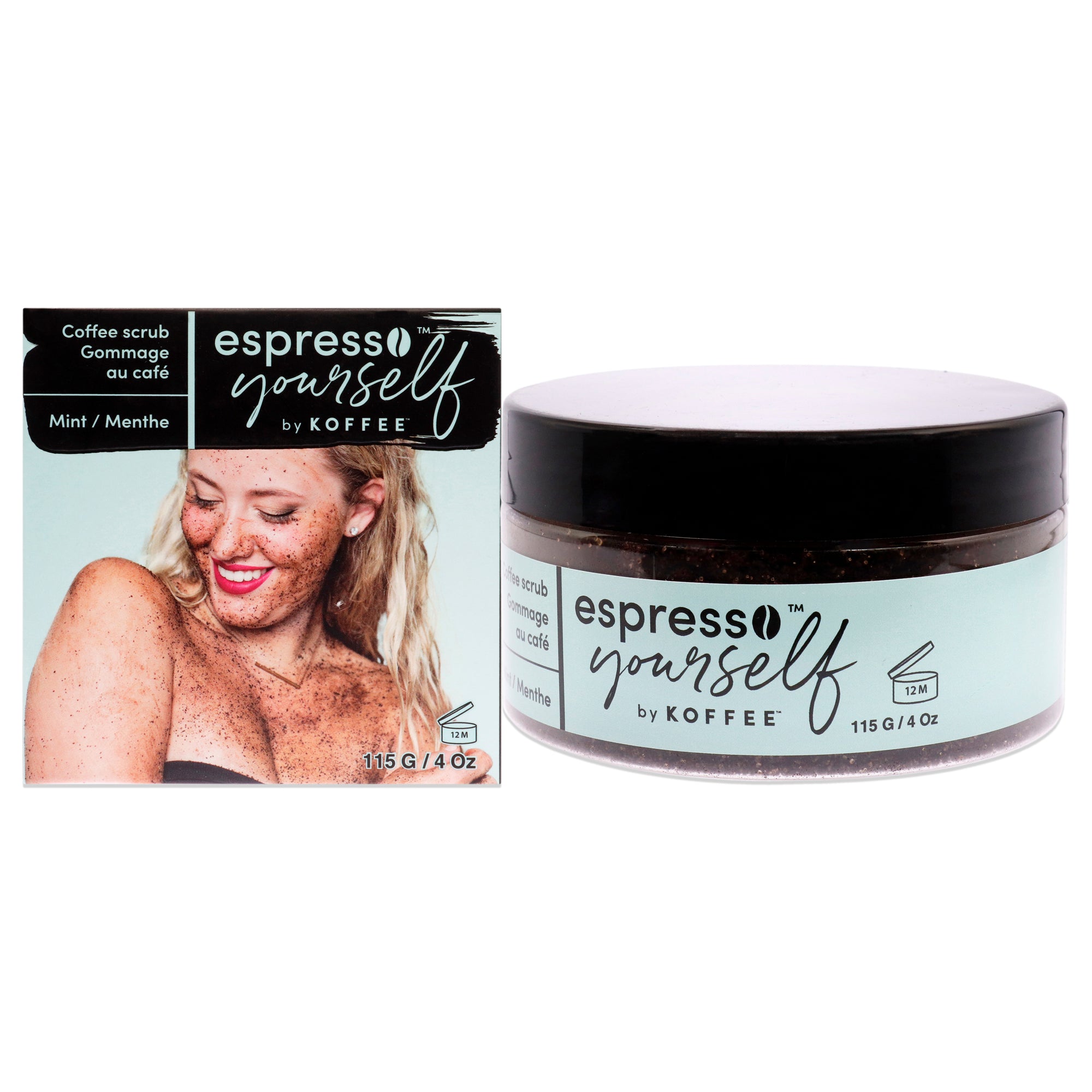 

Кофейный скраб «Мята» от Koffee Beauty для мужчин и женщин - скраб 4 унции Koffee Beauty, мятный