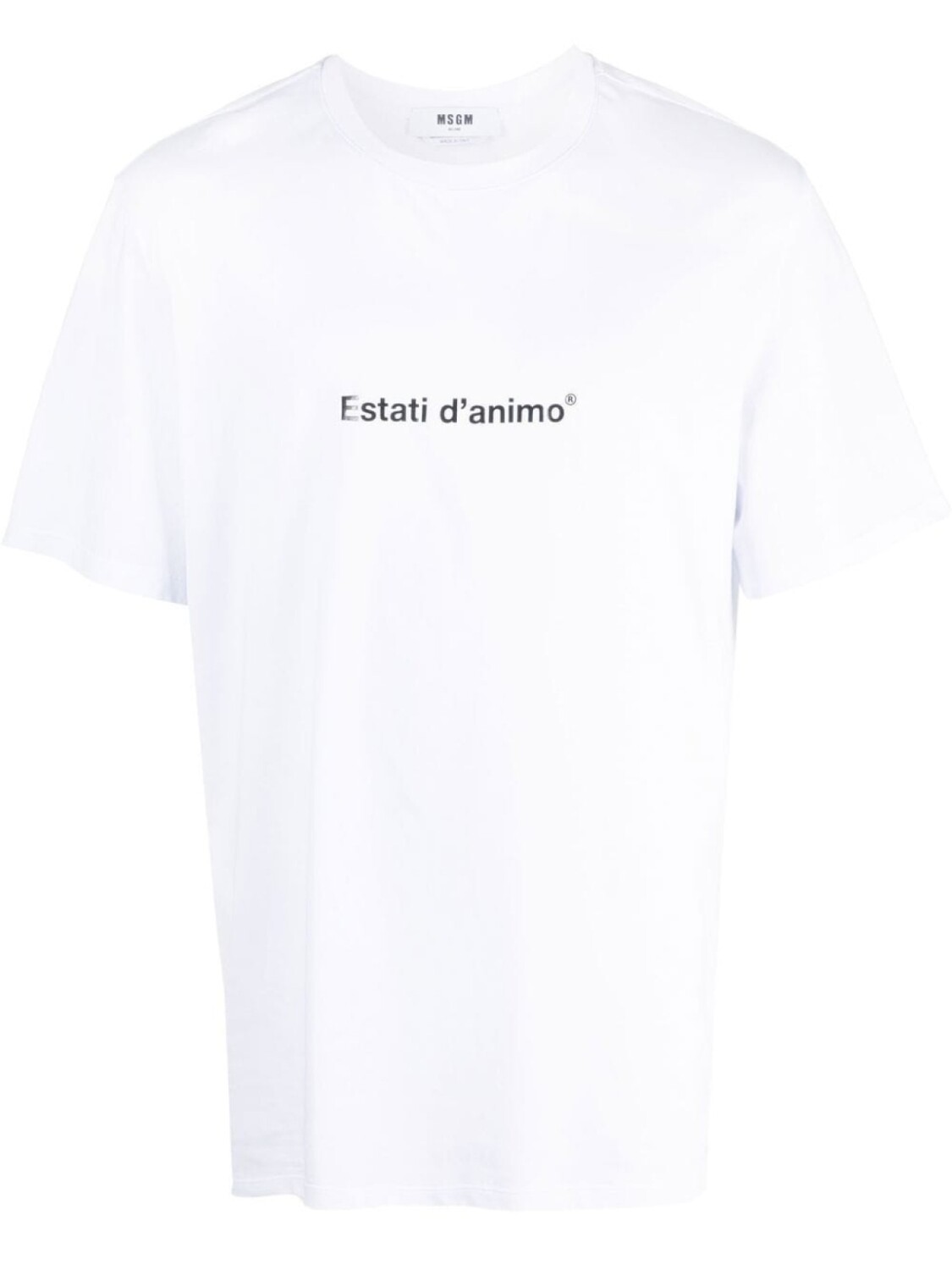 

Футболка с надписью MSGM, белый