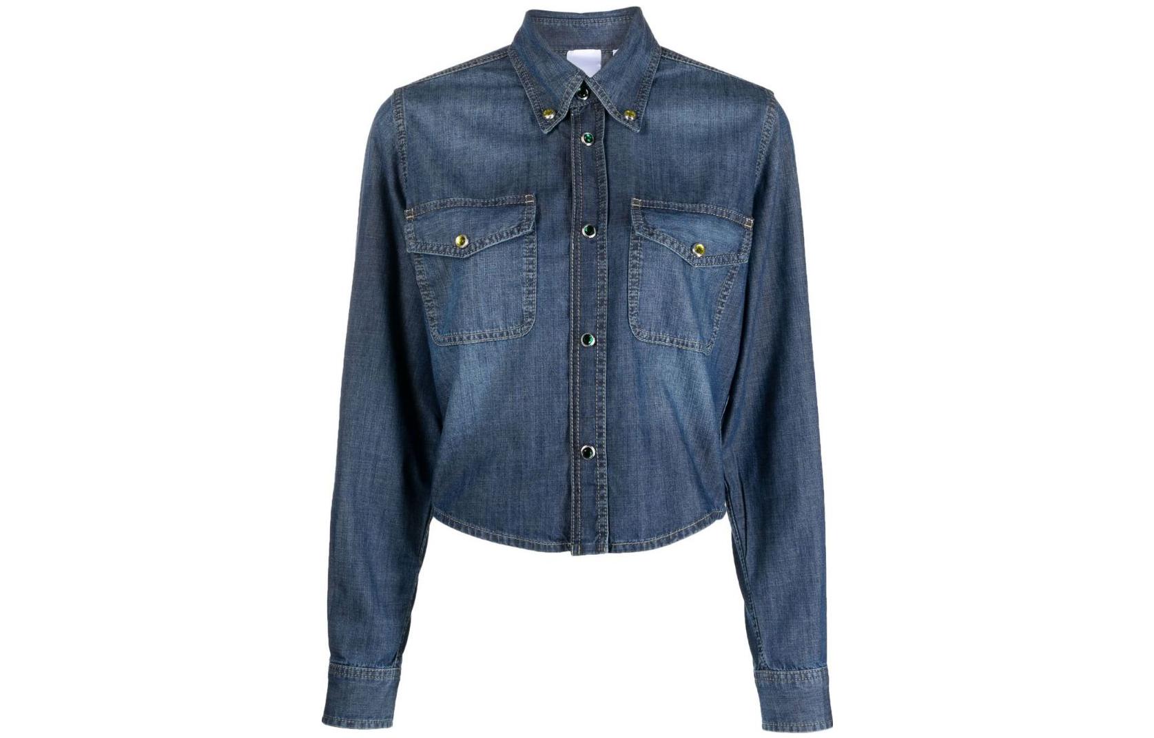 

Футболка женская голубая PINKO