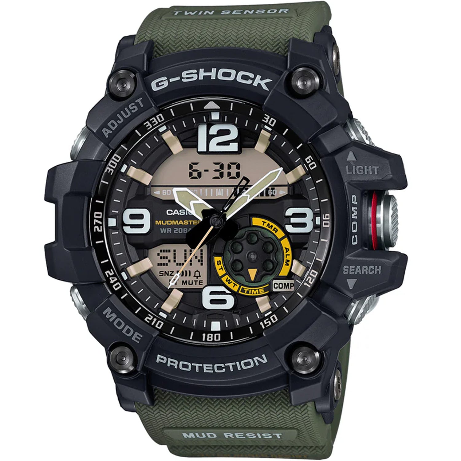 

Мужские часы Casio Master of G-Land G-Shock Mudmaster с черным циферблатом