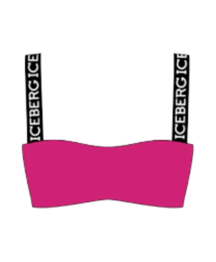 

Элегантный спортивный топ от купальника Iceberg, розовый