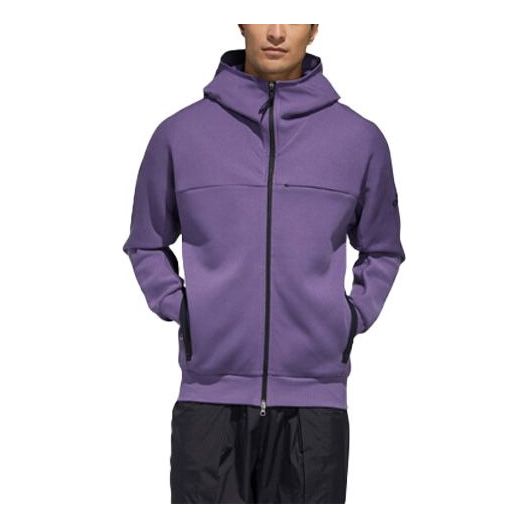 

Куртка adidas O1 Htt Music Casual Sports Hooded Jacket Purple, фиолетовый