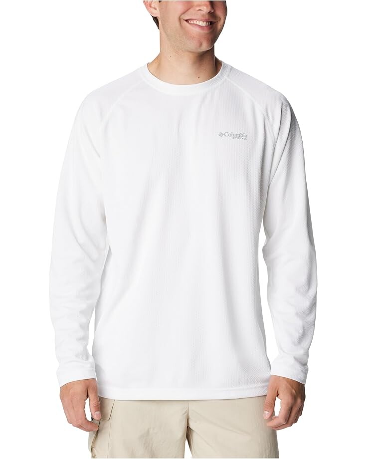 

Лонгслив Columbia PFG Solar Stream, белый