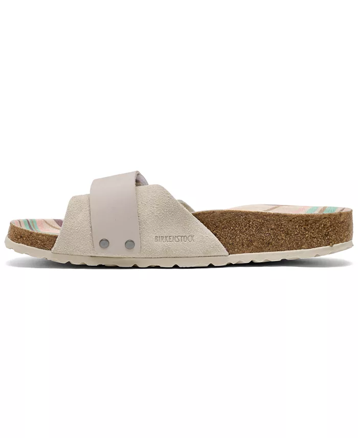Женские замшевые кожаные сандалии Oita от Finish Line Birkenstock, мультиколор — фото 3