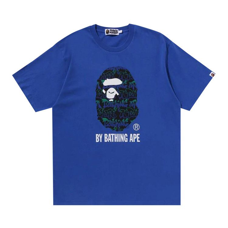

Футболка BAPE Graffiti Pattern By Bathing Ape Tee, Blue