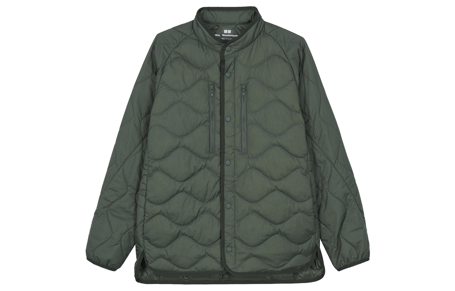 

UNIQLO Куртка White Mountaineering Collaboration FW23 оливковая унисекс, Olive-56