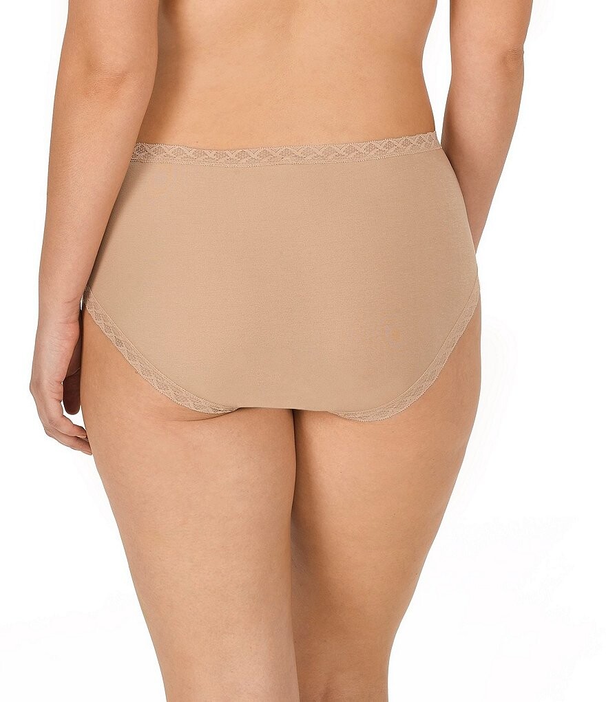

Хлопковые трусики Natori Bliss Pima, 3 шт., бежевый